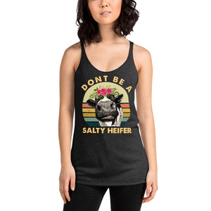 AcousTee Don't Be A Salty Heifer Tank Top
